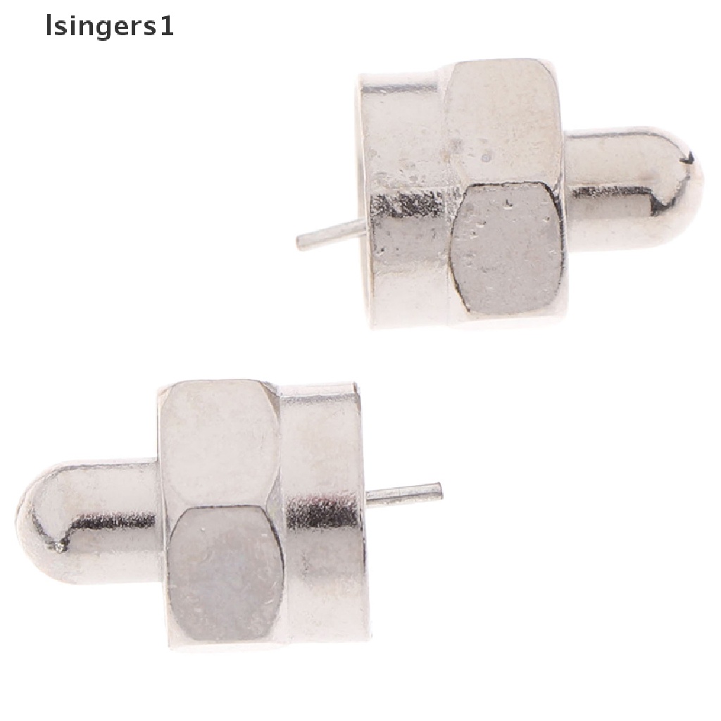 (lsingers1) 10pcs / Set Konektor Kabel Coaxial 75 Ohm Tipe F Male