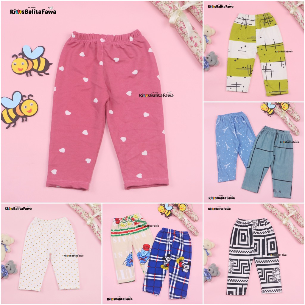 [IMPORT] Legging Nara uk Bayi - 15 Tahun / Daily Korea Anak Perempuan Leging Premium Tebal Celana Ketat Lejing Laging Panjang Branded Impor