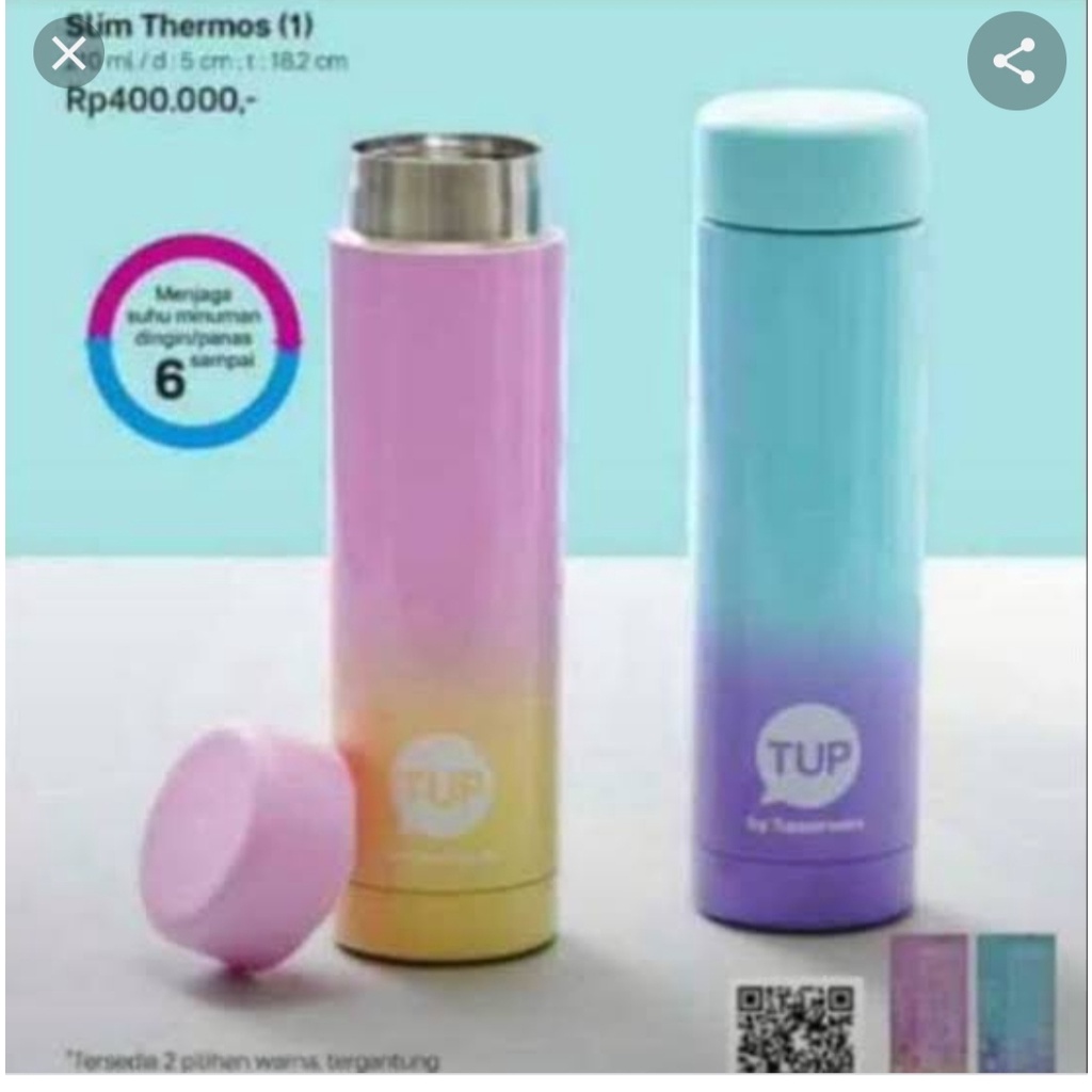 Slim Thermos Tupperware (termos)
