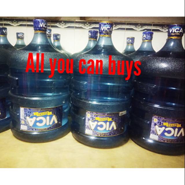 

Vica Royal Galon 19 ltr + isi Air Asli(BUKAN AIR ISI ULANG)