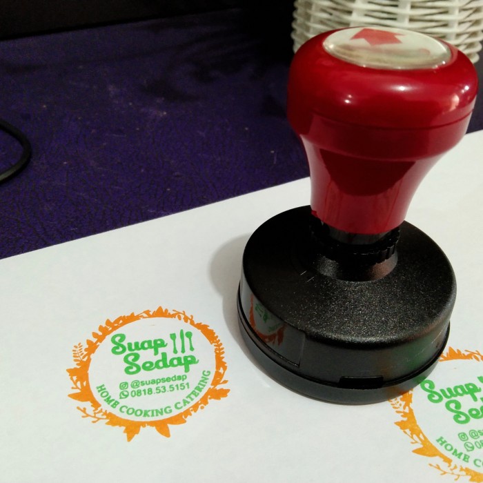 

Menyurat-Surat- Stempel Flash/Stempel Otomatis 1 Warna, Free Desain, Bisa Custom - 1 Warna, Kecil