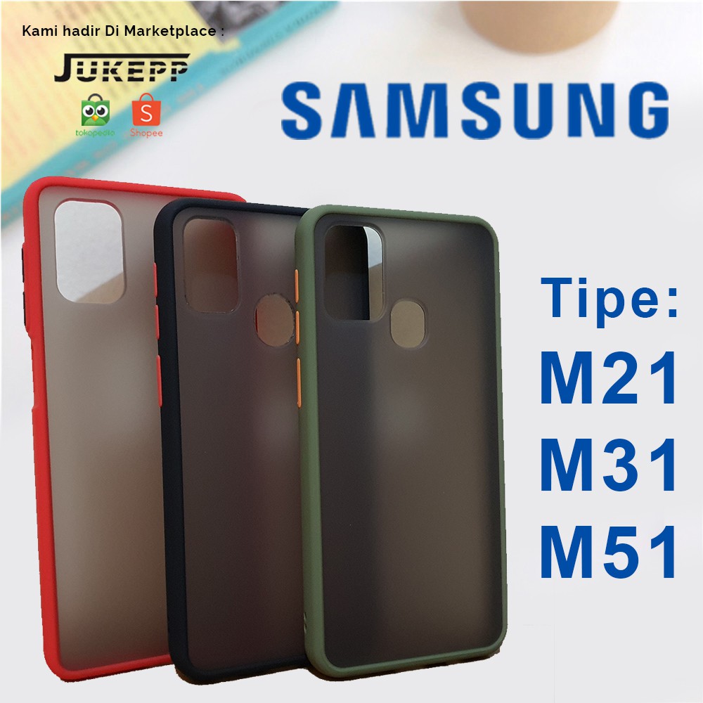 SAMSUNG M21 M31 M51 SOFTCASE ORIGINAL COLORFULL ARMOR FROSTED MYCHOICE