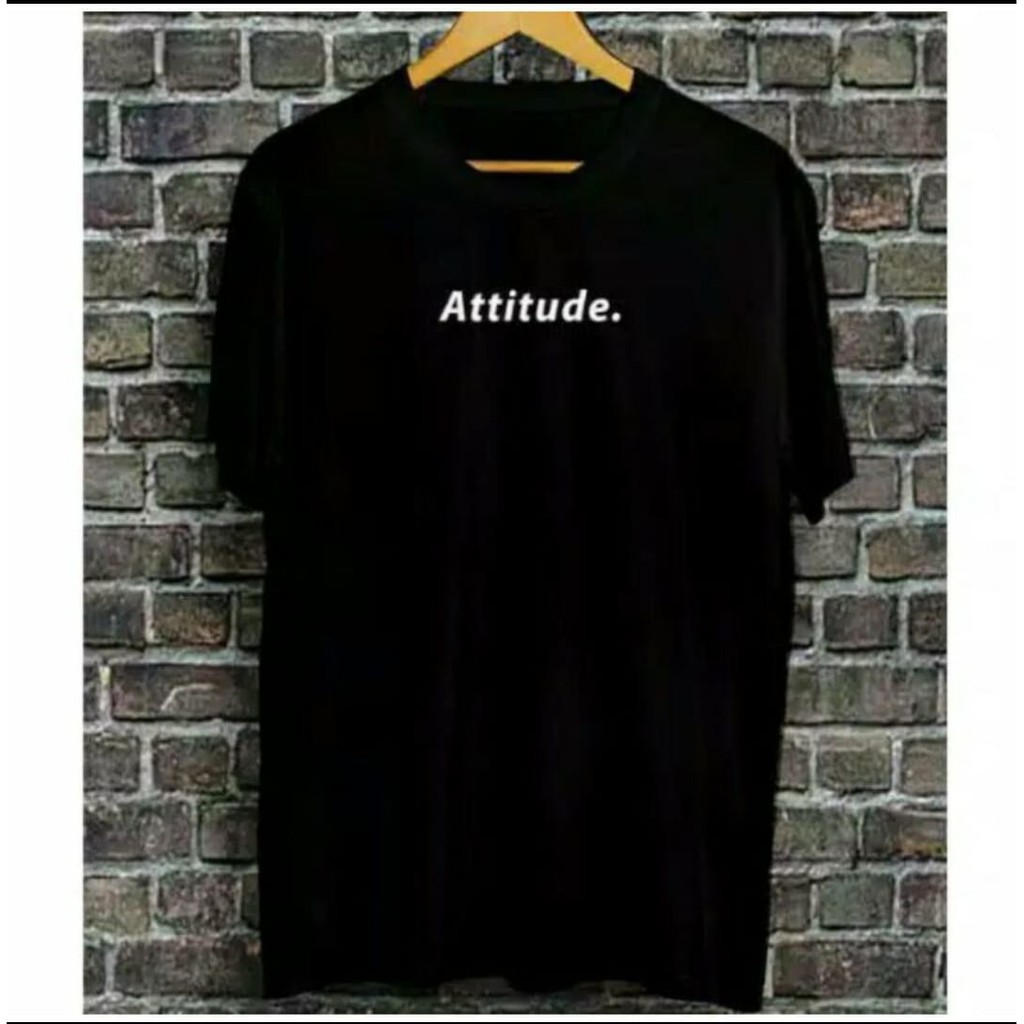 BAJU DISTRO KEREN PRIA WANITA ATTITUDE COTTON COMBED
