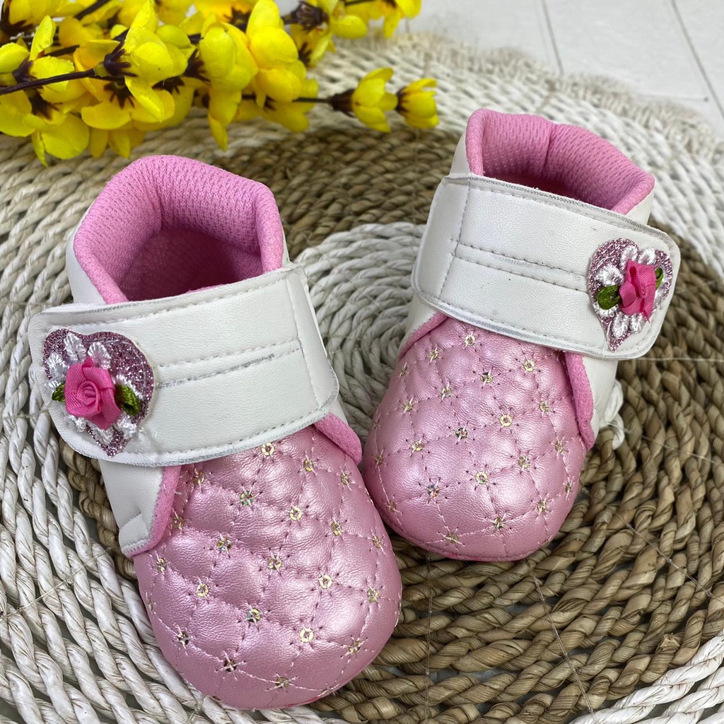 [TAMAN SEPATUKU] SEPATU TRENDY MURAH BOOT BAYI ANAK PEREMPUAN 0-12 BULAN XPX03