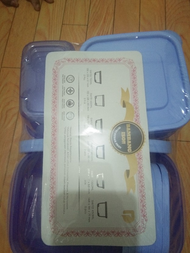 Food Container Bambang Sh Ungu Isi 22 / Toples Kulkas Murah