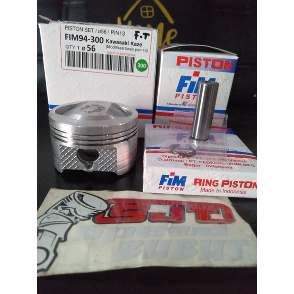 Piston kit fim 56 pen 13 kaze/jupiter z fim94-3