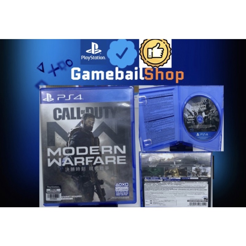 PS4 Game - Call of Duty COD Modern Warfare 2019 COD MW ( Reg 3 Asia / English ) Kaset Game BD PS4 PS5 Fisik