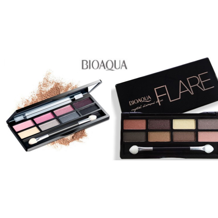 BIOAQUA FLARE 8 COLORS EYES EYESHADOW--