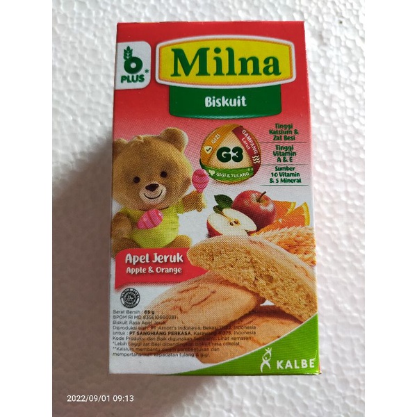 Milna biskuit bayi 65gr