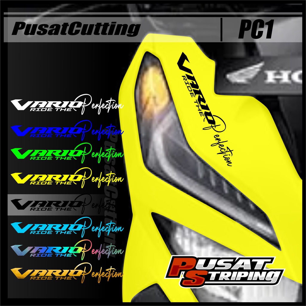 Cutting Sticker Vario  Stiker Lis Variasi Motor Honda Vario Protection Signature Hologram Laser Chro