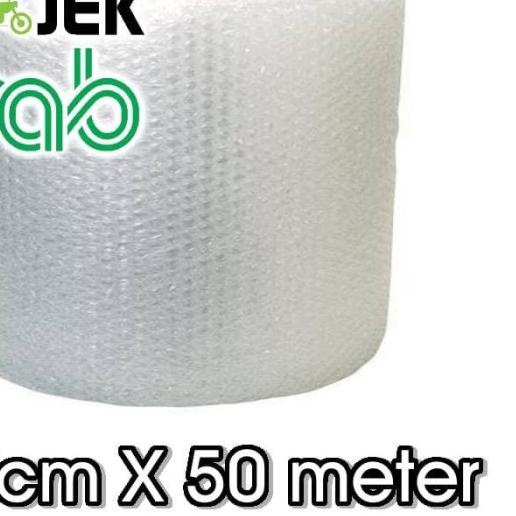 

✸ BUBBLE WRAP 40cm x 50m Buble Wrapping Pack Eceran Murah Putih Bening ✪