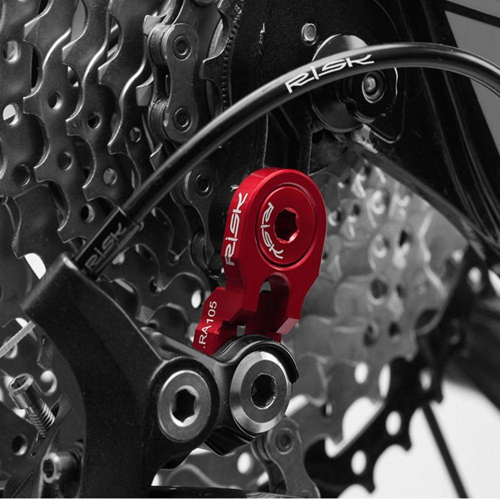 R-FLOWER Kaitan Derailleur Belakang Hitam/Red Extender Kaset Gantungan Frame Tail Hook Converter Extension