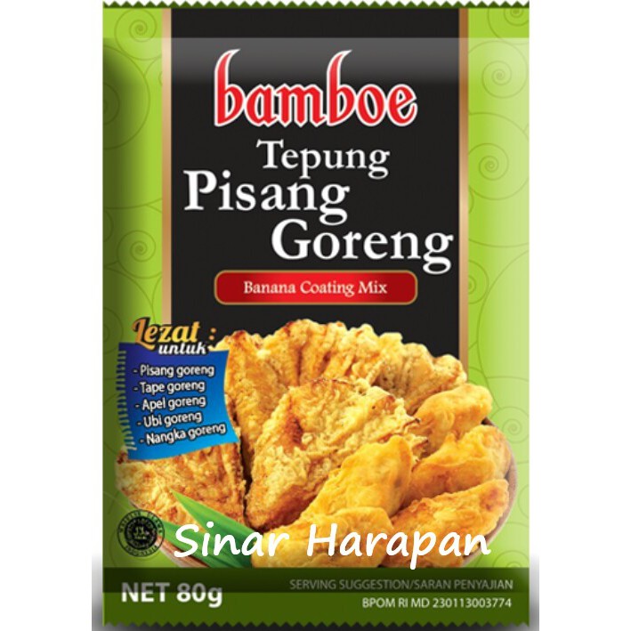 

Tepung Bamboe Pisang Goreng 80 Gr