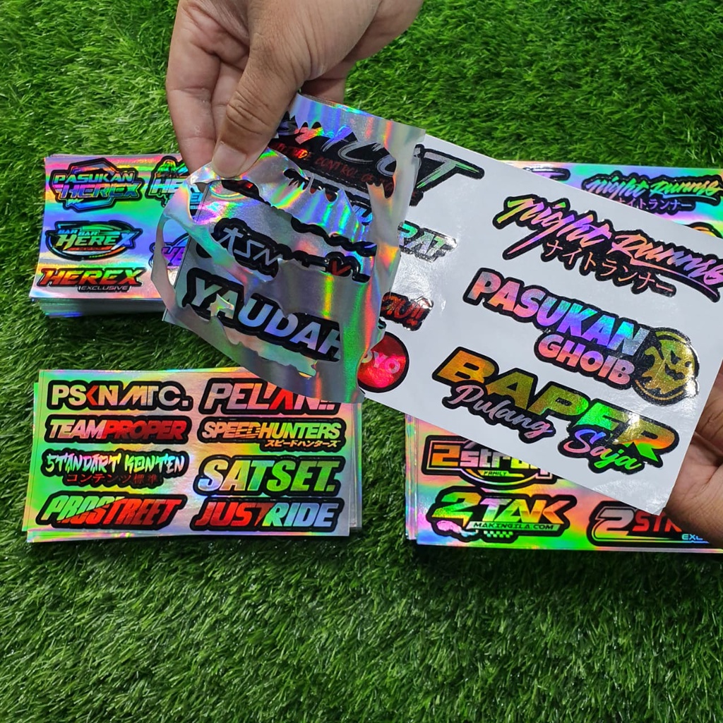 Sticker Print cutt Pack Stiker racing Pack stiker motor