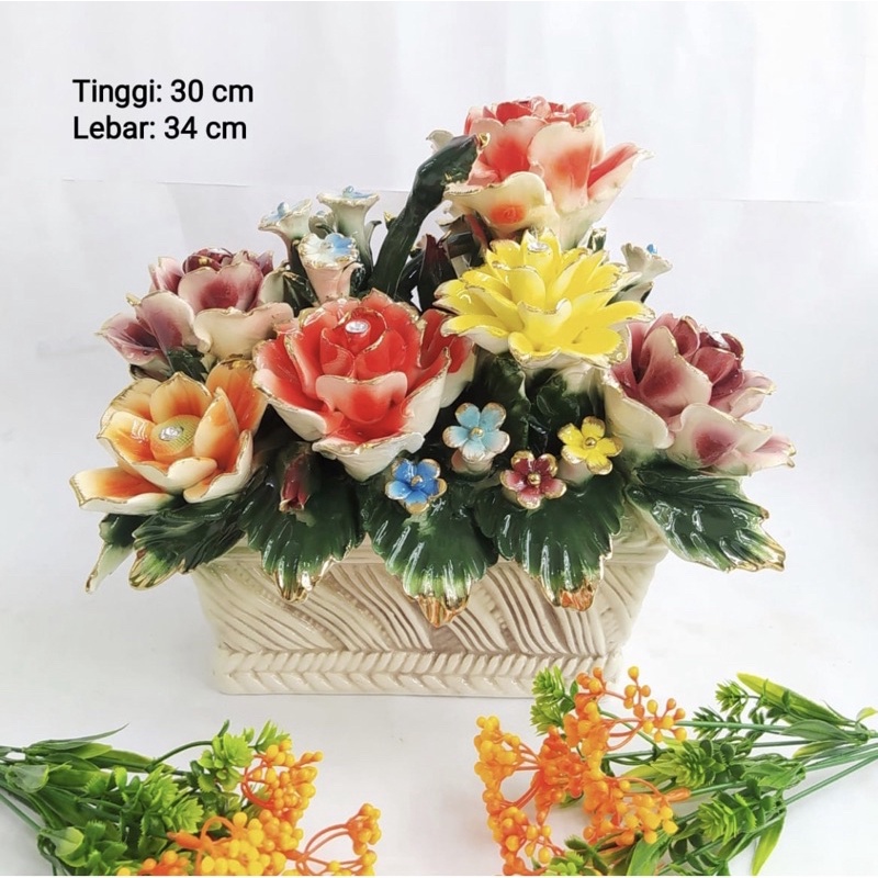 bunga keramik capodimonte