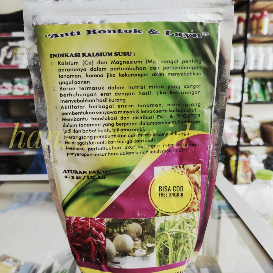 KALSIUM SUSU 1 KG CALSIUM  BORON MAGNESIUM ANTI RONTOK DAN LAYU