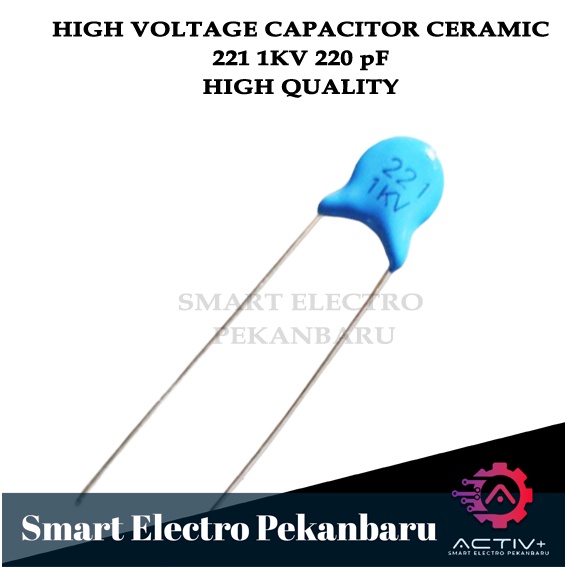 Jual ORIGINAL CAPACITOR 221 1KV 220pF 1KV KAPASITOR KERAMIK 221 1 KV ...