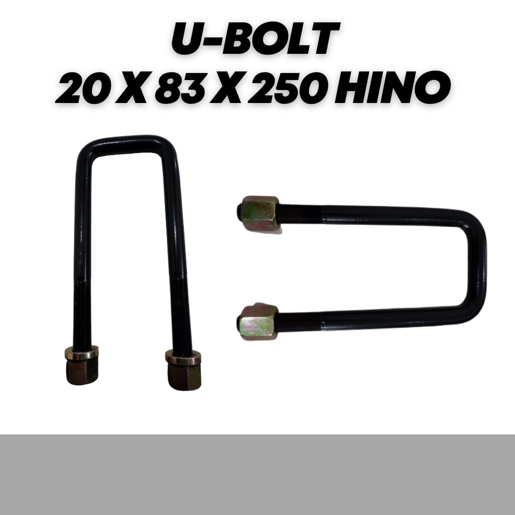 U-Bolt U Bolt Ubolt Depan 20 x 83 x 250 20x83x250 Hino Begel Behel