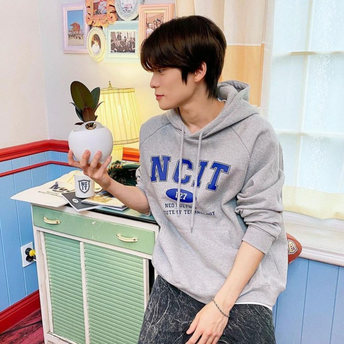 Raamaa16 Jaket Sweater Hoodie Pria Wanita NCIT NCT Doyoung KPOP - M mrh