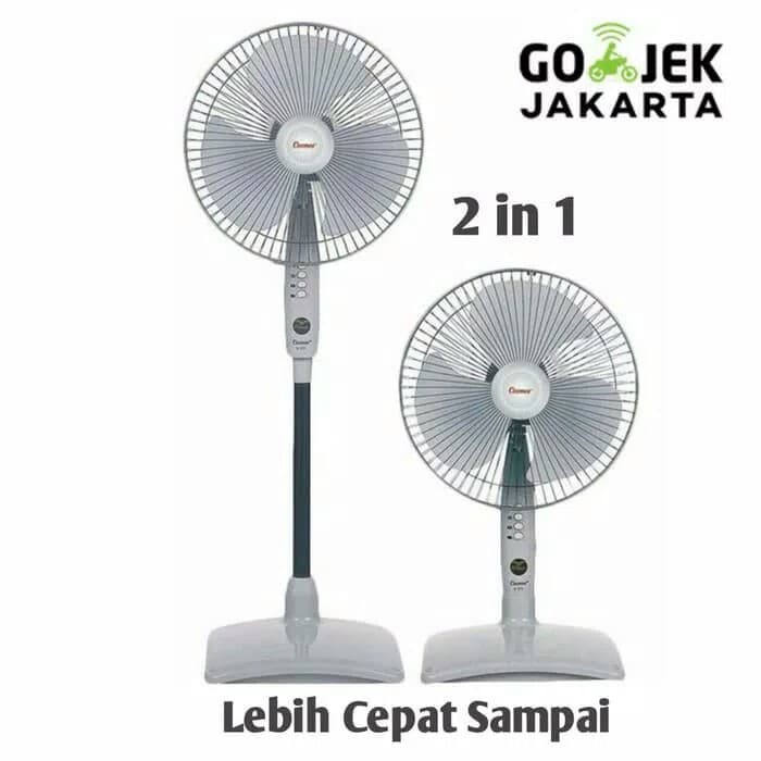 COSMOS Kipas Angin Stand Fan &amp; Desk Fan16&quot; 2in1 / Kipas Angin Berdiri 16 inch 16 SN - Garansi Resmi 1 Tahun