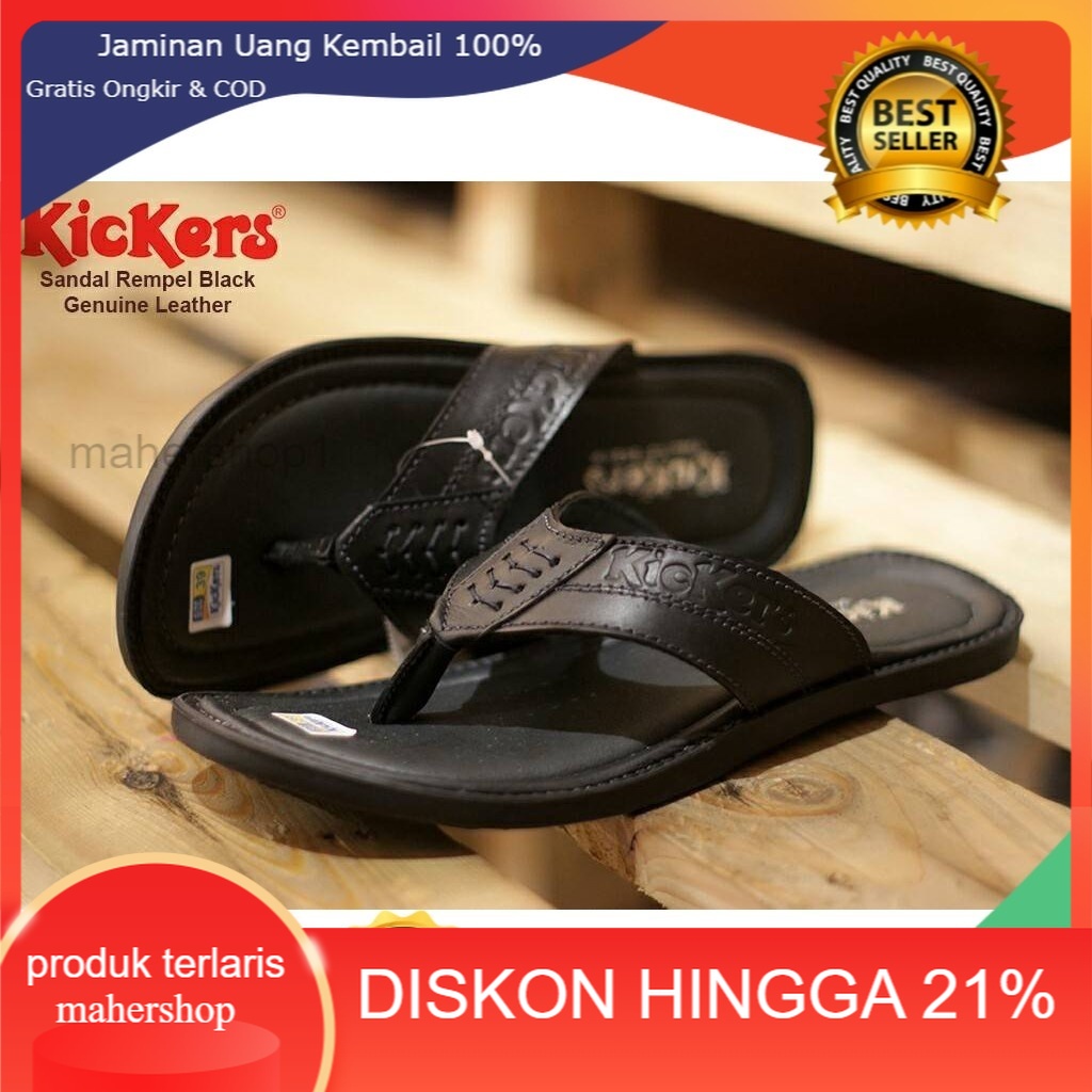 Sandal kulit online kickers