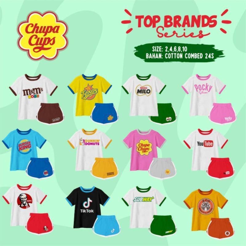 Setelan Anak chupa chups top brands