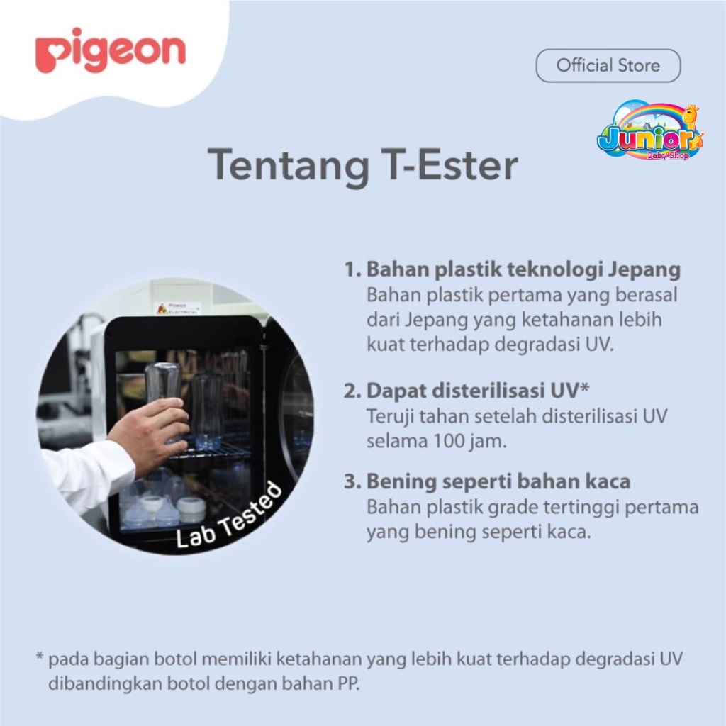 Pigeon Botol T - Ester Wide Neck 200ml