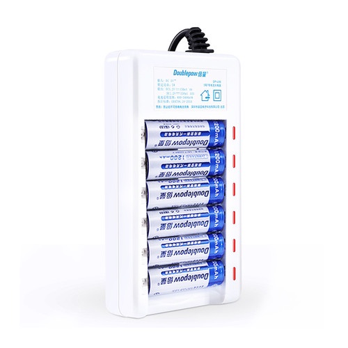 Charger Baterai 6 slot AA/AAA  DP-B06 - White