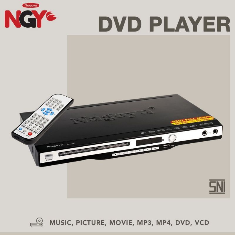 NAGOYA DVD PLAYER BODY FULL BESI