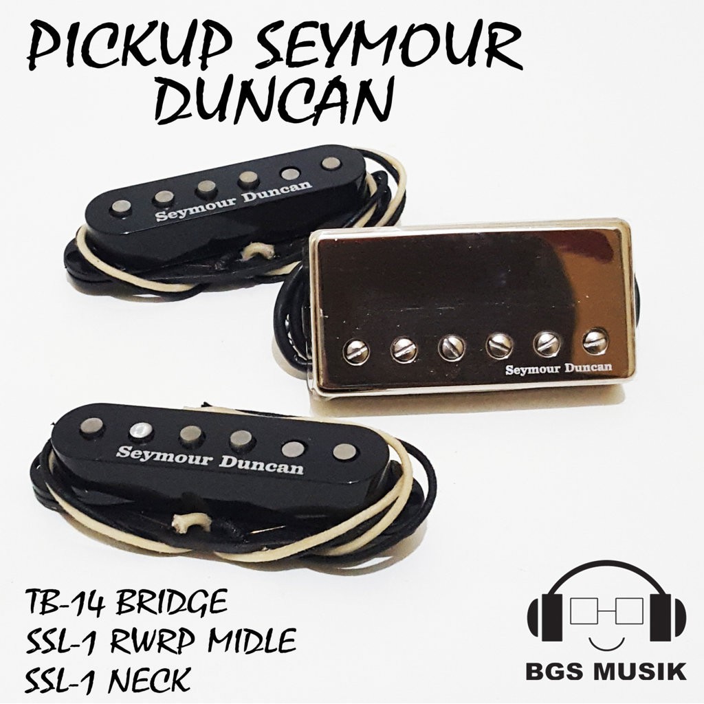 Satu Set Pickup Seymour Duncan TB14 plus Seymour Duncan SSL1 - Satu Set Pickup Yamaha PAC 612f