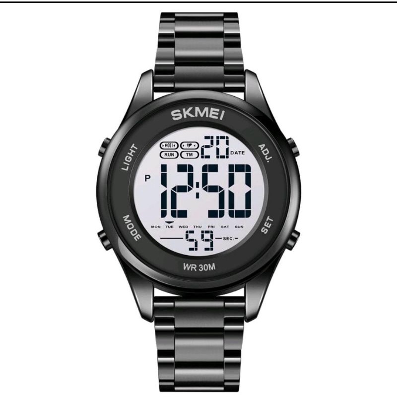 Jam Tangan SKMEI 1849 Jam Tangan Pria Wanita Digital Sport Watch Tali Stainless Steel