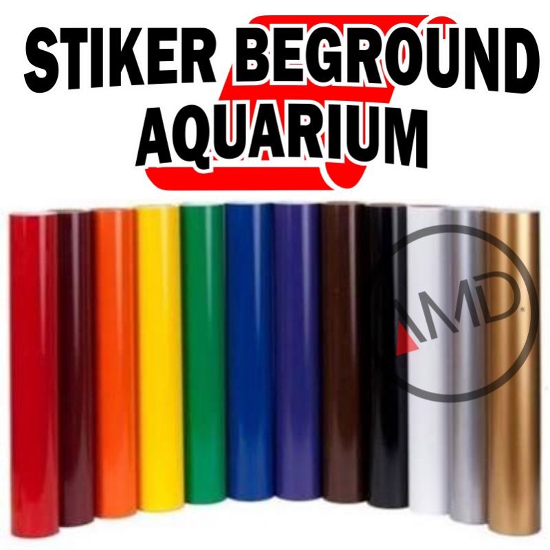 Sticker Aquarium Beground Aquarium Harga Per 1 meter