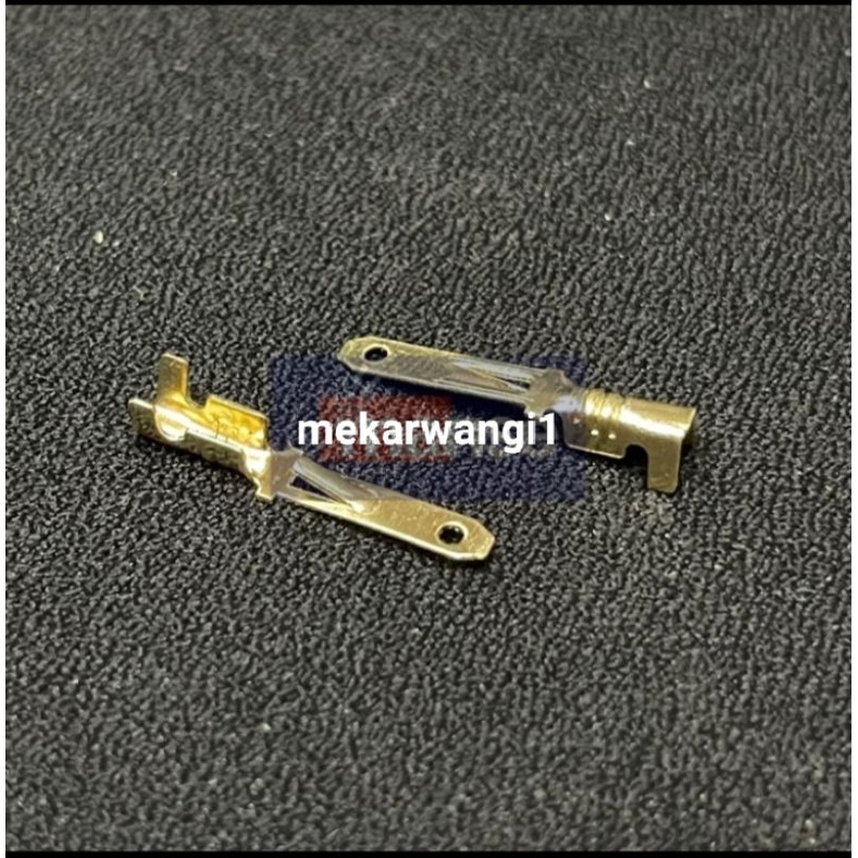 Skun Gepeng Male 2.8mm / Terminal Kabel Cowok 2.8 mm (isi 100 Pcs)