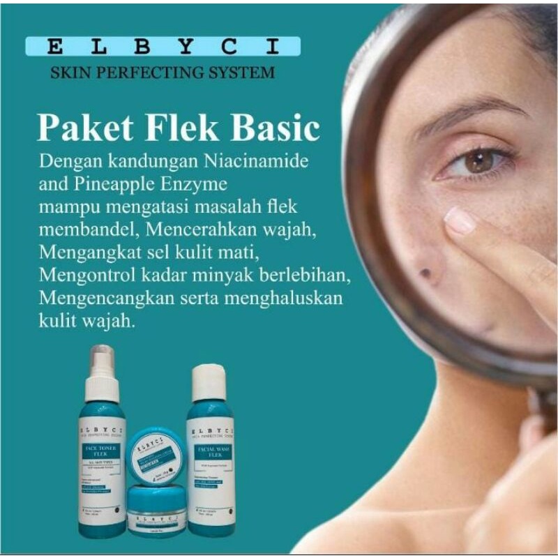 Elbyci PAKET FLEK / skincare buat wajah flek