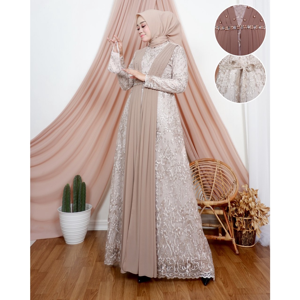 PROMO LONG DRESS SAVANA / DRESS PESTA / DRESS KONDANGAN