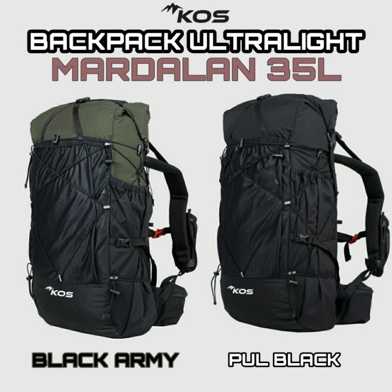 TAS GUNUNG ULTRALIGHT 35L KOS Series MARDALAN / RANSEL GUNUNG BACKPACK 35L KOS / TAS UL 35L / BACKPA