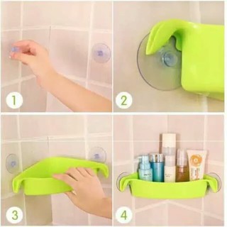 MJ284 Rak Siku Kamar Mandi Rak Sabun Rak Segitiga Dapur  MJ284 Rak Siku Kamar Mandi Rak Sabun Rak Segitiga Dapur
