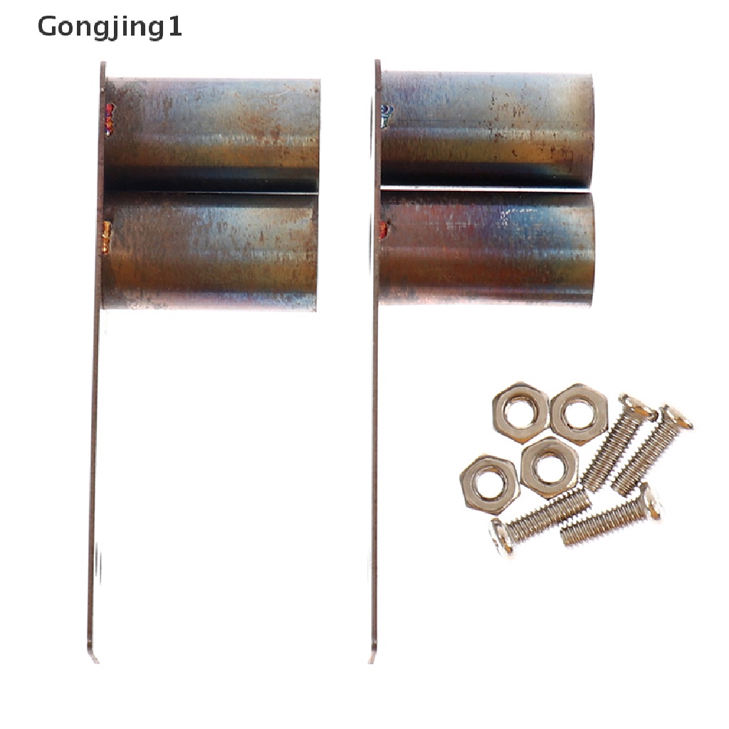 Gongjing1 2PCS Pipa Knalpot Mobil RC 1: 10 Bahan Metal Untuk 1 / 10 HSP94123