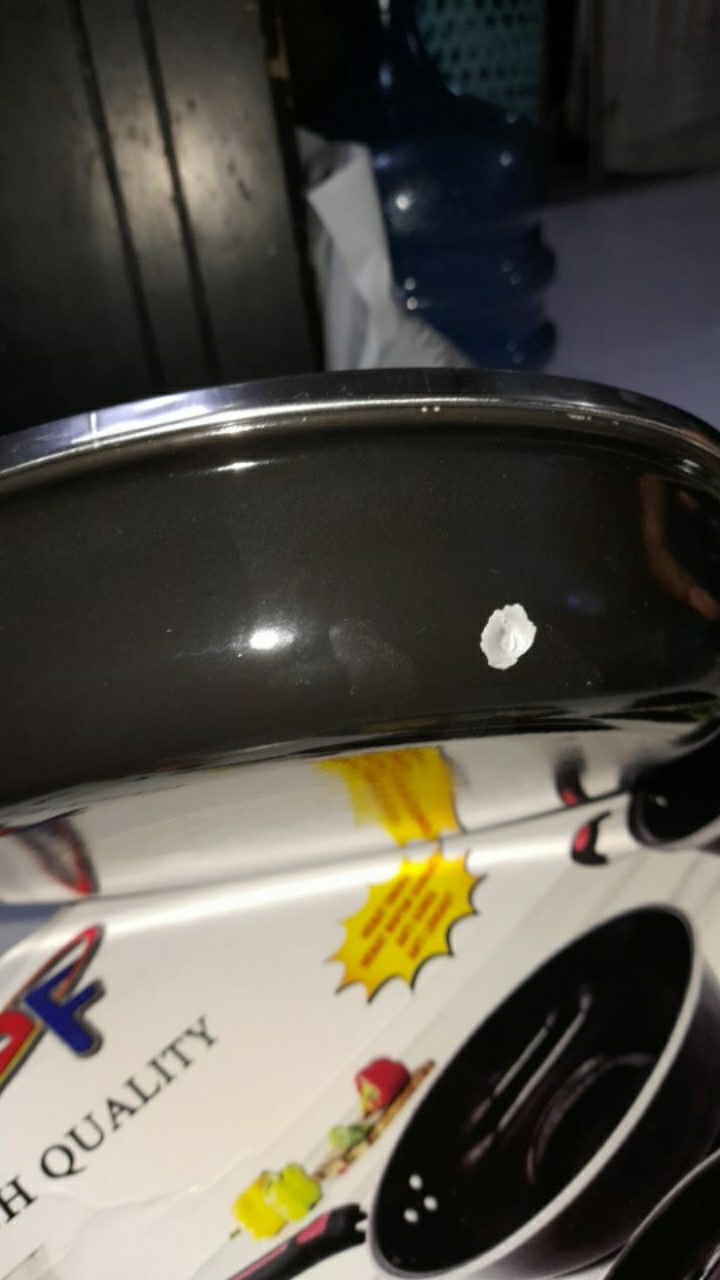 Panci Set Gsf 1831 / Cookware Set Enamel Gsf 1831 Tutup Kaca