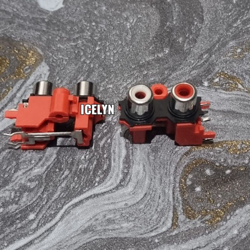 Socket Rca 2p 2 pin Bell Tancap PCB