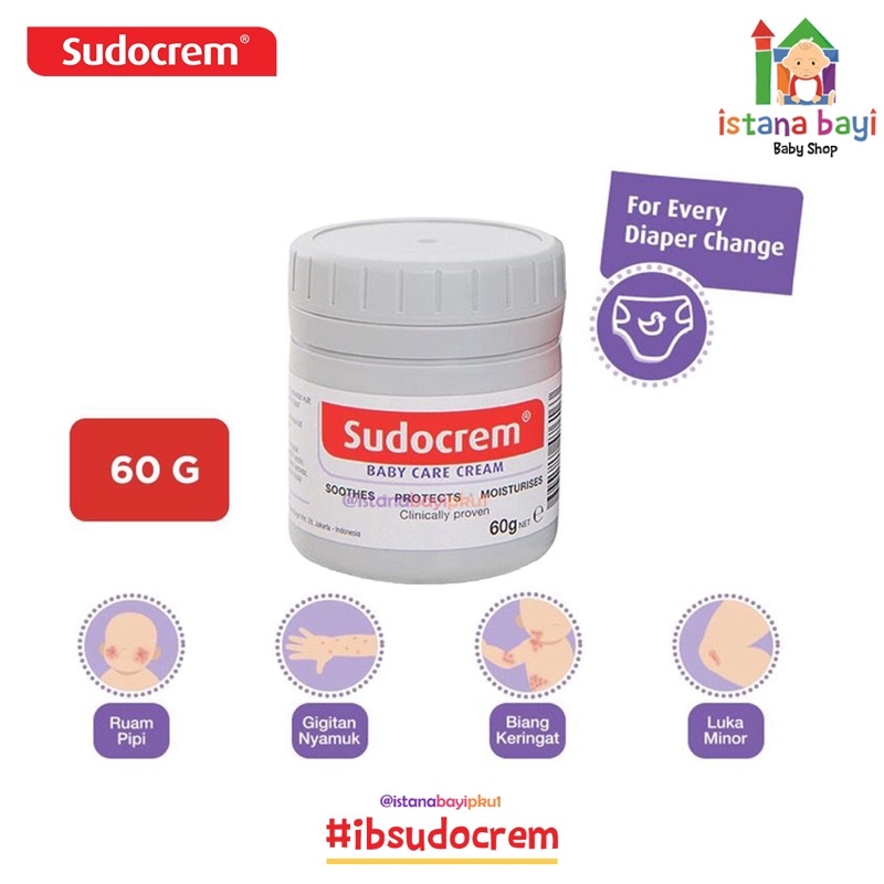 Sudocrem Original 60 gr -krim ruam dan biang keringat