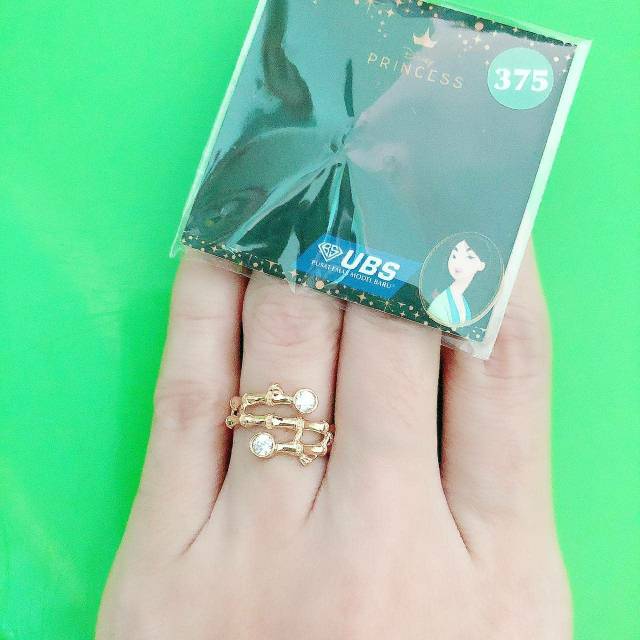 Cincin princess mulan bambu kadar 375 UBS