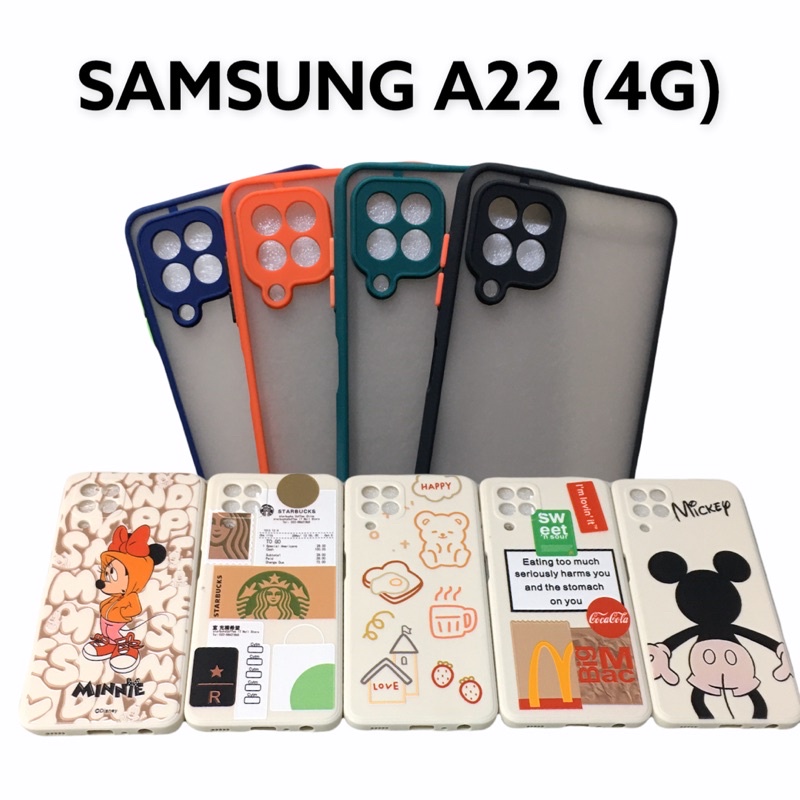 Silikon Samsung A22 (4G) Softcase Jelly case / Jelly Motif Gambar
