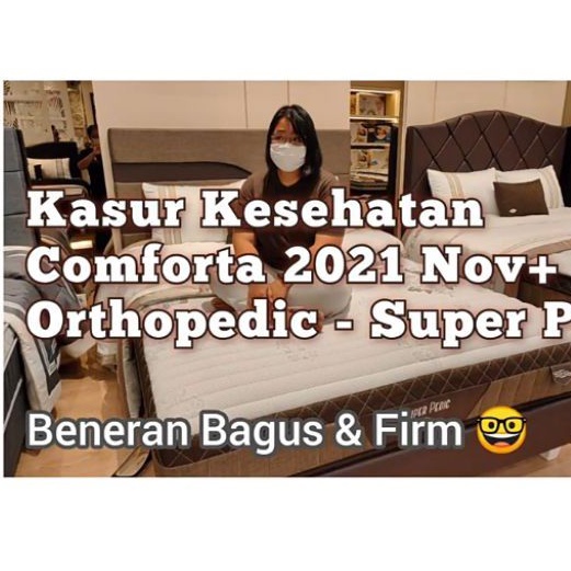 Ori Comforta Super Pedic New Series Kasur Spring Bed kesehatan orthopedic keras bergaransi