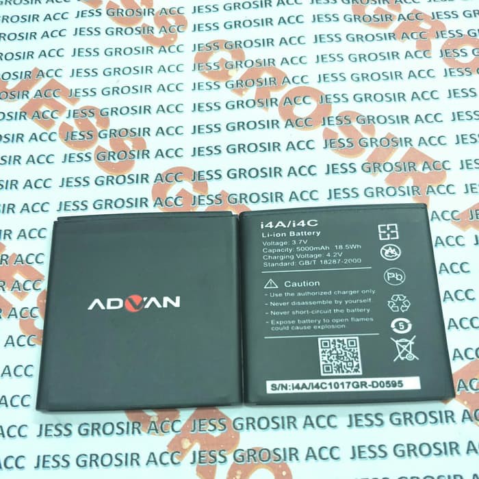 Baterai Battery Batre Double Power ADVAN I4A I4C S4M S4K S4R S4 Mini