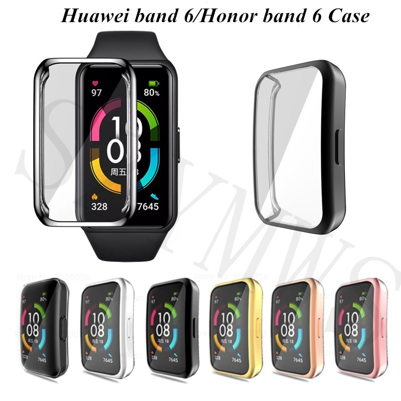 TPU Bumper Case Full Cover Huawei Band 6  - Full Cover Layar Case