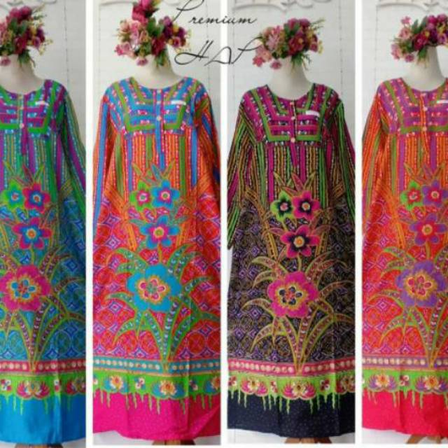 Longdress batik daster batik HAP baju muslim batik oleh oleh Jogja solo
