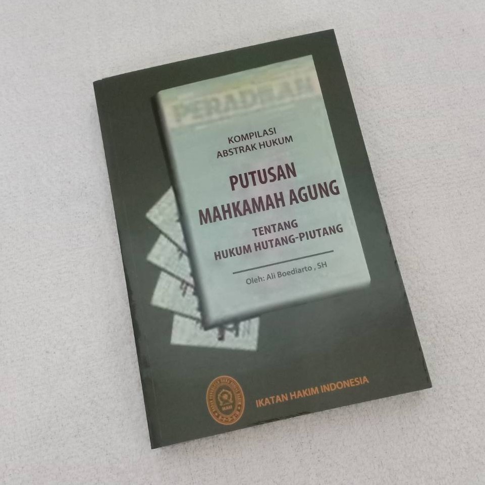 Jual Seri Buku Ke III KOMPILASI ABSTRAK HUKUM PUTUSAN MAHKAMAH AGUNG ...