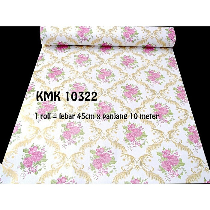 Wallpaper Dinding Bunga Ungu