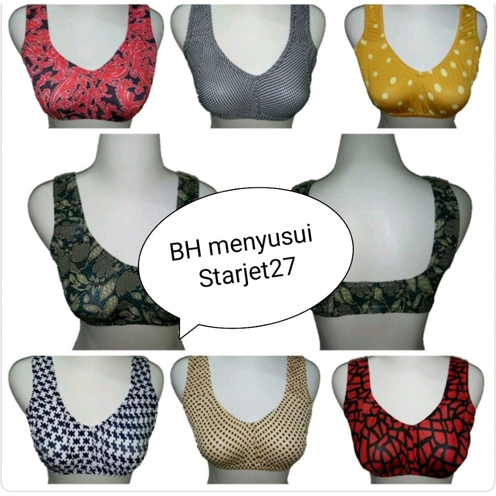 DISKON Bra Ibu Menyusui Adem Tanpa Busa Kawat - Kutang BH Ibu Menyusui